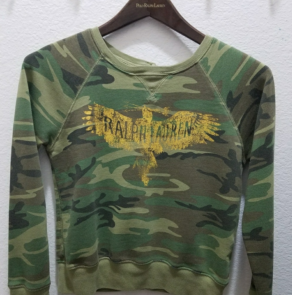 Ralph Lauren  camo sweatshirt